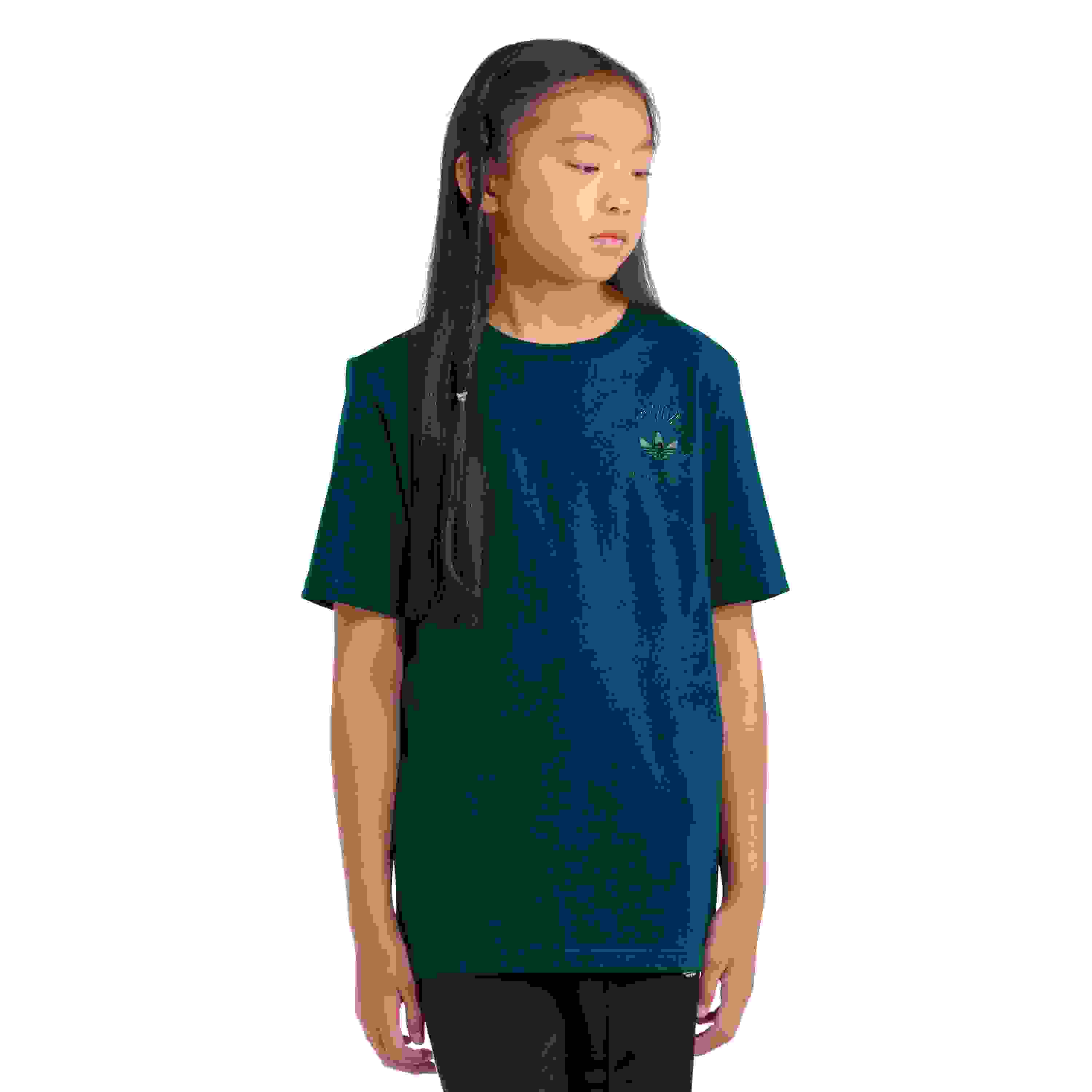 adidas Big Kids' Green Tee